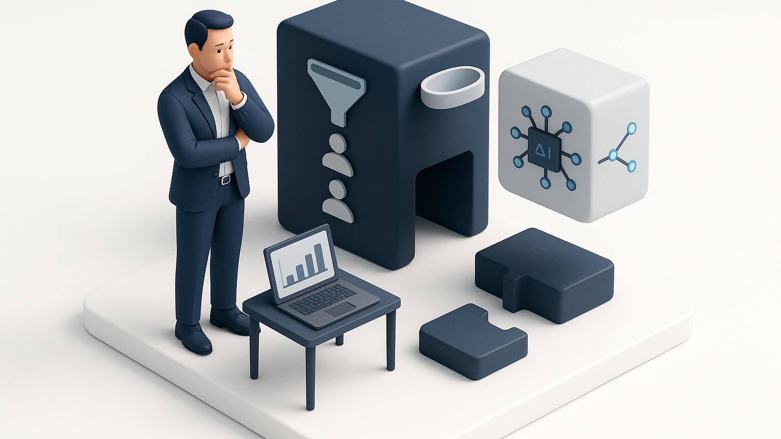 What is the operational bottleneck in AI-driven lead generation?
