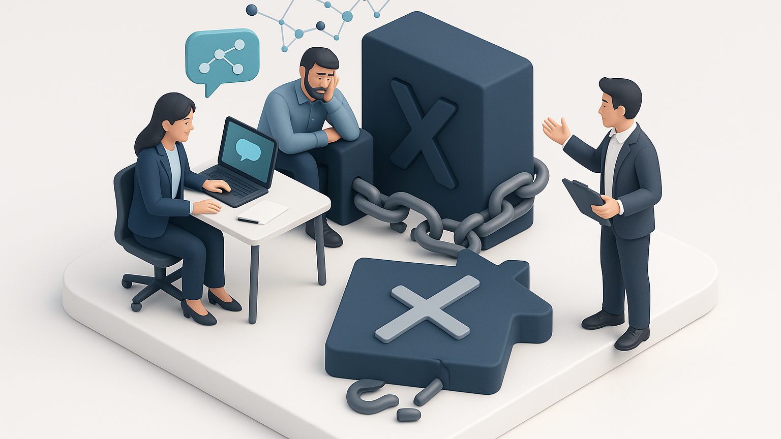 What operational friction do businesses face with AI projects?