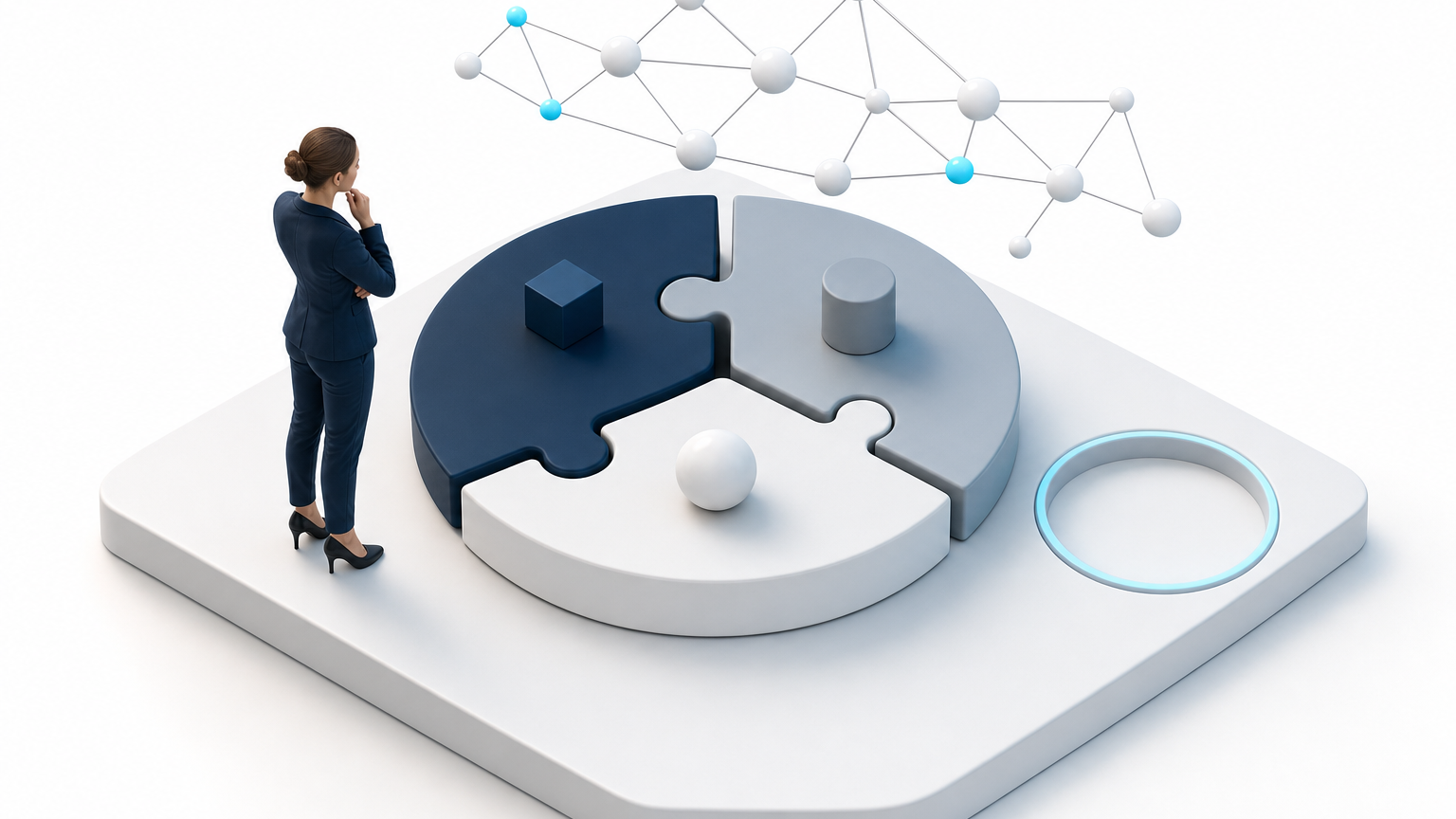 A problem broken into clear, non-overlapping building blocks