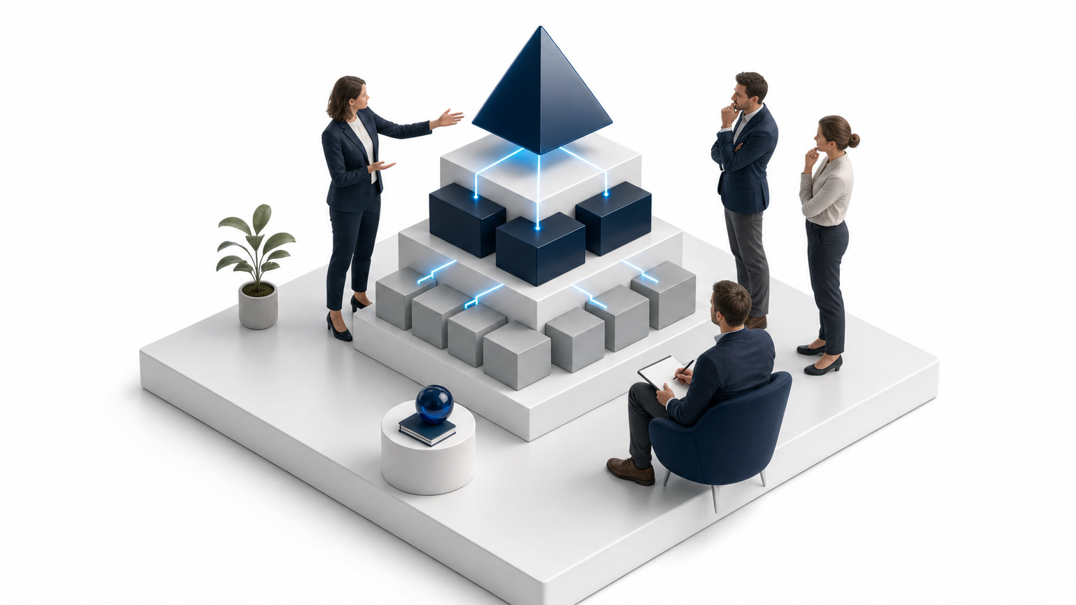A problem broken into clear, non-overlapping building blocks